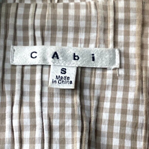Cabi Ginger Snap Gingham Seersucker Blazer Jacket Sz S #298G - Picture 10 of 12